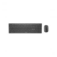 Kit Teclado E Mouse Sem Fio Teclas Flutuantes Preto Tc251 - 1