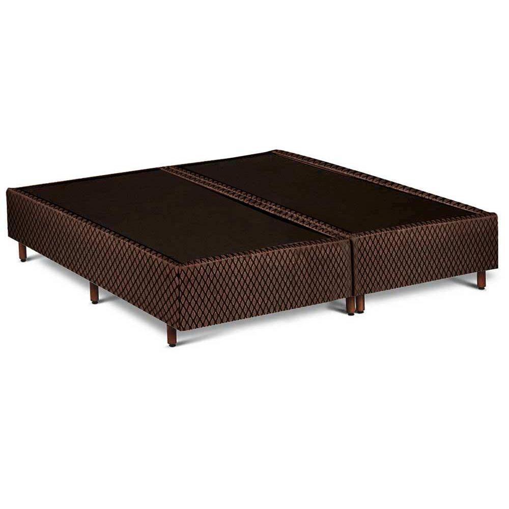 Cama Box Base Queen Universal Rústico Brown (158x198x25) - Polar - 1