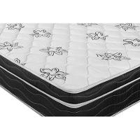 Cama Box Viúva: Colchão Molas Bonnel Ortobom Nanolastic Physical Spring + Base CRC Courano Black(128x188) - 5