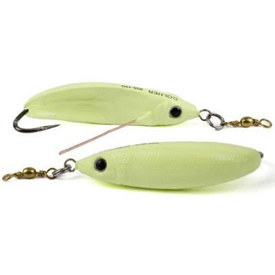 Isca Maruri Colher 70s 7cm 14g Anti Enrosco Colher Cor Glow