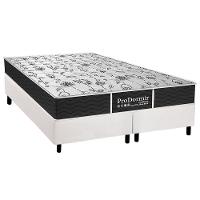 Cama Box Queen: Colchão Molas Probel Prolastic Sleep + Base CRC Courano White(158x198) - 1