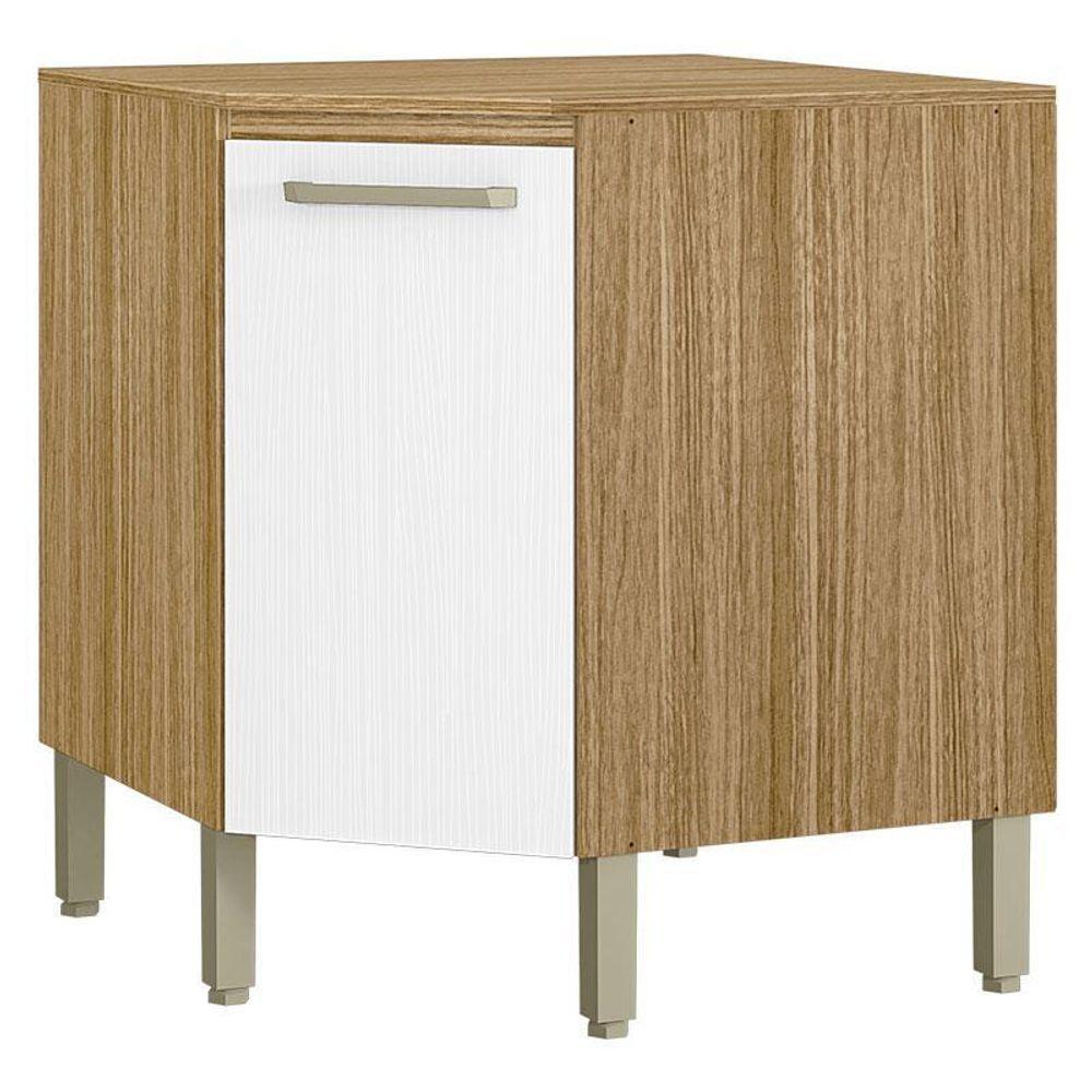 Balcão Para Canto Oblíquo Com Tampo Ametista Freijó Supremo - Kits Paraná - 1