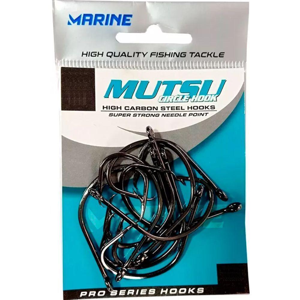 Anzol Marine Sports Mutsu Circle Hook Black Nickel 3-0 20 Unidades - 3