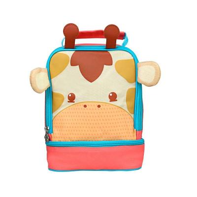 Lancheira Térmica Escolar Infantil Para Criança Lanchar Com Alça Girafinha