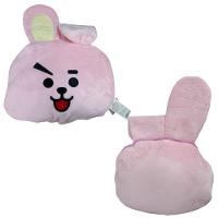 Manta Com Almofada Bt21 Rosa – Presente K-pop Bts Perfeito Cooky Jungkook - 1