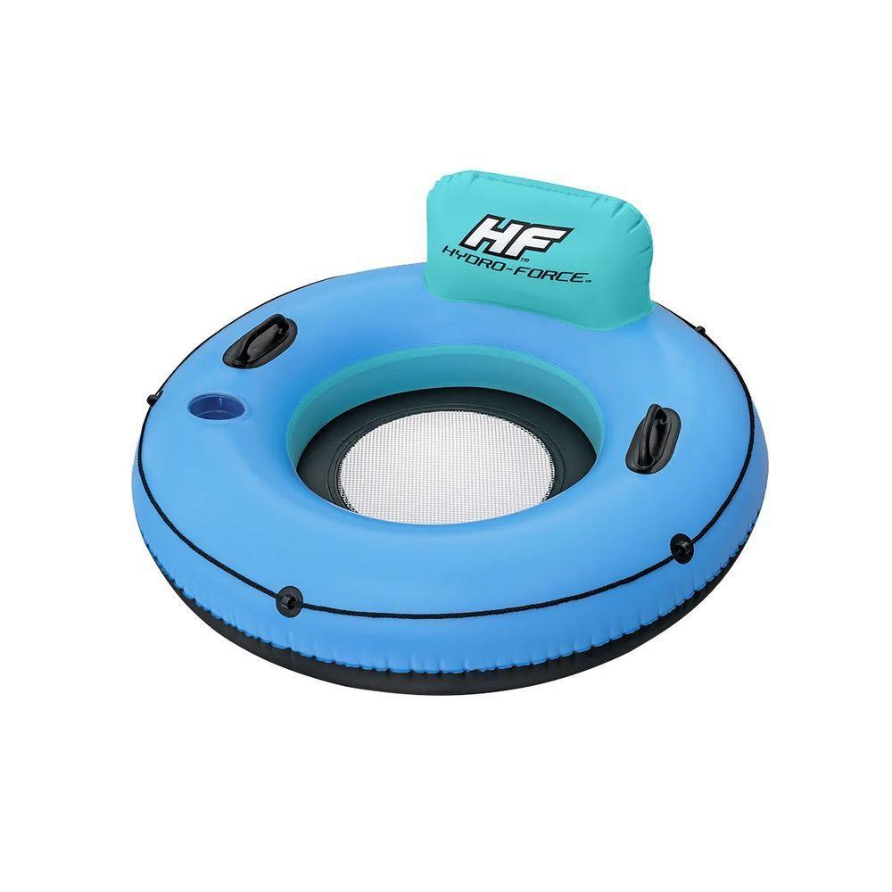 Boia Circular Com Rede D água White Cap Para 1 Pessoa - 1