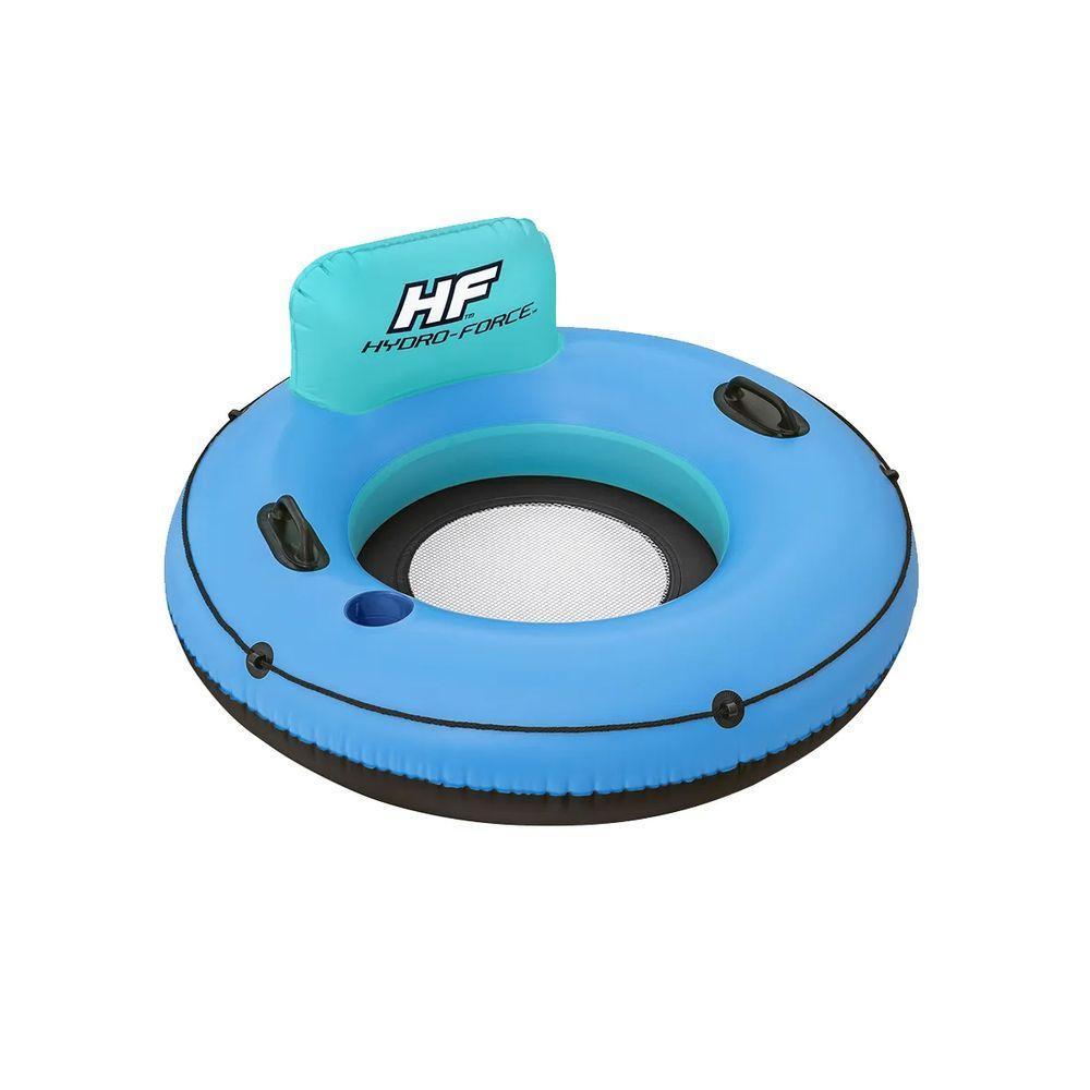 Boia Circular Com Rede D água White Cap Para 1 Pessoa - 3