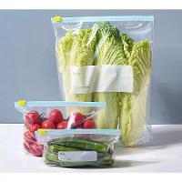 Kit 20 Sacos Herméticos Para Armazenar Alimentos Reutilizável Congelador Zip Lock 14,9 X 16,5 Cm - 2
