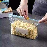 Kit 20 Sacos Herméticos Para Armazenar Alimentos Reutilizável Congelador Zip Lock 14,9 X 16,5 Cm - 3