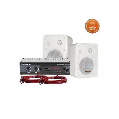 Kit De Som Para Ambiente Hayonik Ambience 2000 Od V2 Branco