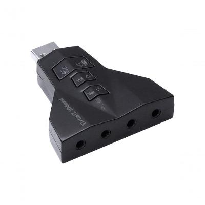 Adaptador Placa De Som Usb 4 Portas P2 - Compativel Com Ps3 - A4pusbm