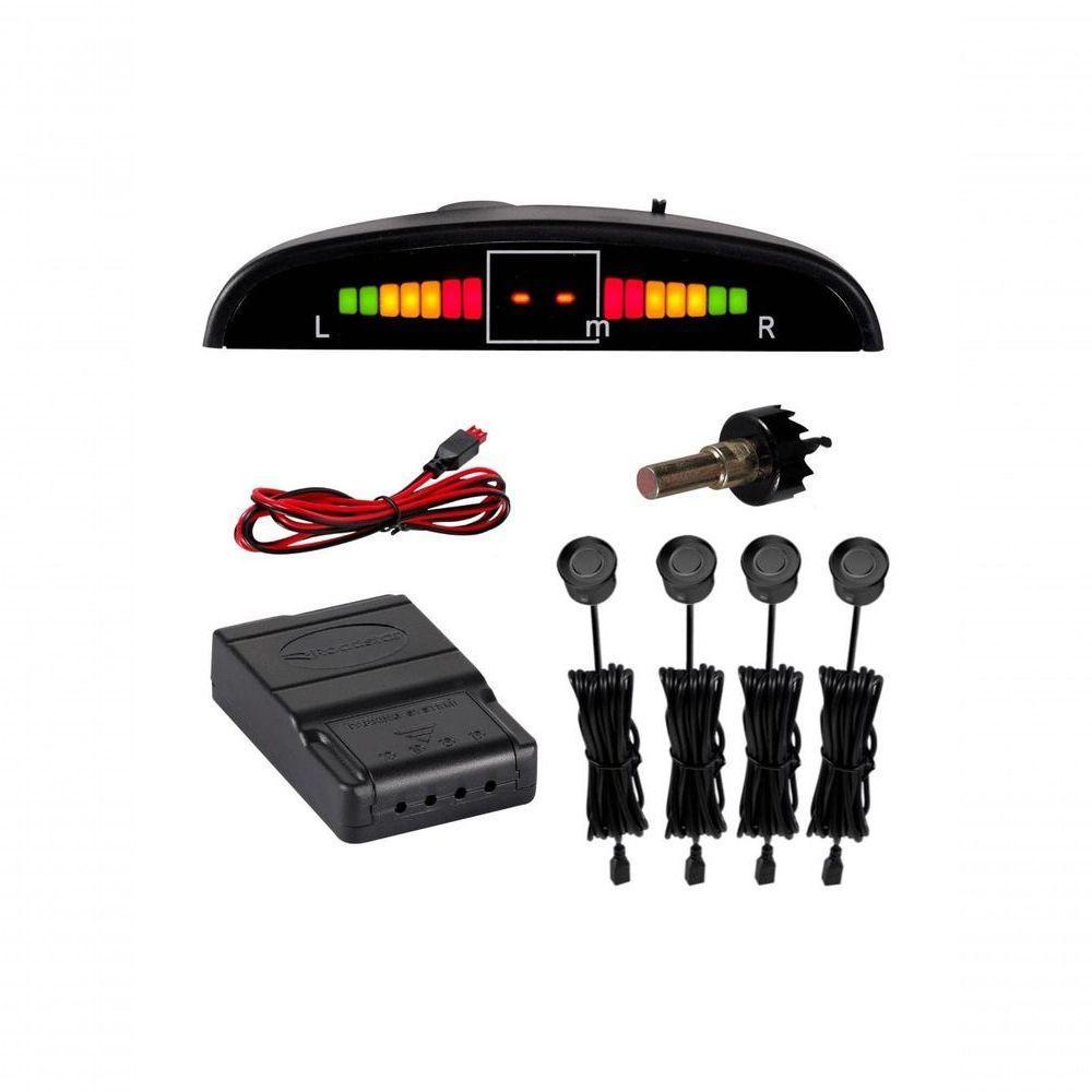 Sensor De Estacionamento Roadstar Rs304br - Preto Fosco - 2