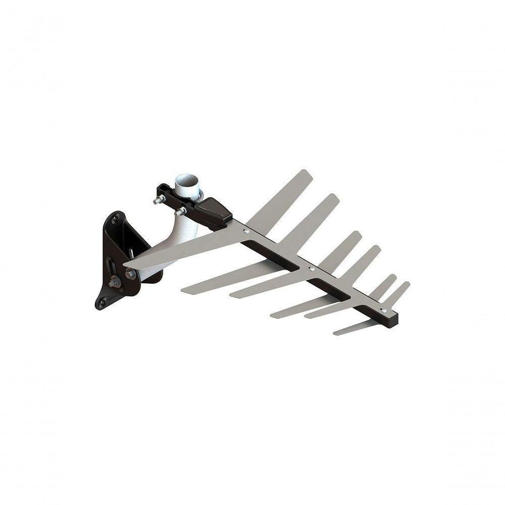 Antena Externa Digital Para Tv 2 Em 1 Hdtv-uhf Dtv-1500 Com Mastro E Cabo 10 Metros - 2