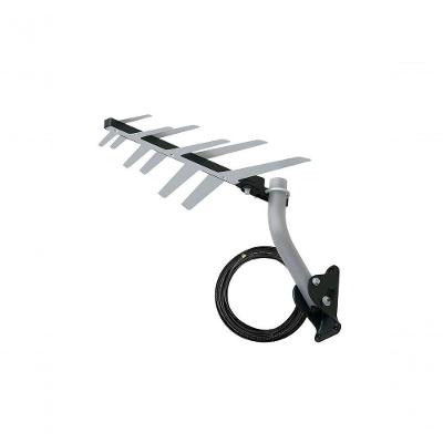 Antena Externa Digital Para Tv 2 Em 1 Hdtv-uhf Dtv-1500 Com Mastro E Cabo 10 Metros