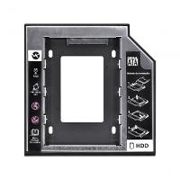 Adaptador Caddy Para Hd Ou Ssd Gaveta Dvd Notebook Sata 9.5mm Ac-95 - 6