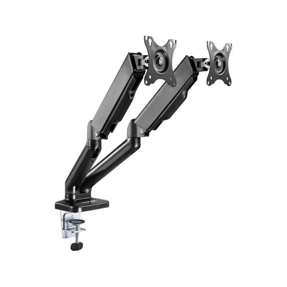 Suporte Articulado Para Dois Monitores Com Pistão A Gás Fortrek Fk 441s 17"-32" - 2