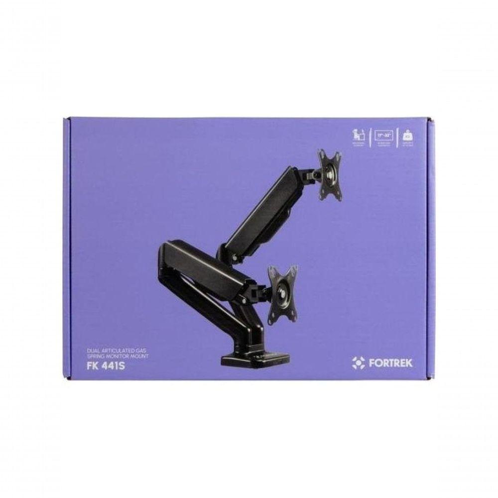 Suporte Articulado Para Dois Monitores Com Pistão A Gás Fortrek Fk 441s 17"-32" - 7