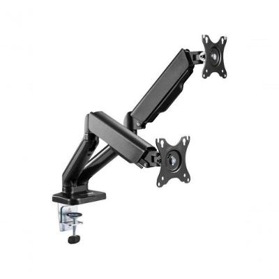 Suporte Articulado Para Dois Monitores Com Pistão A Gás Fortrek Fk 441s 17"-32"