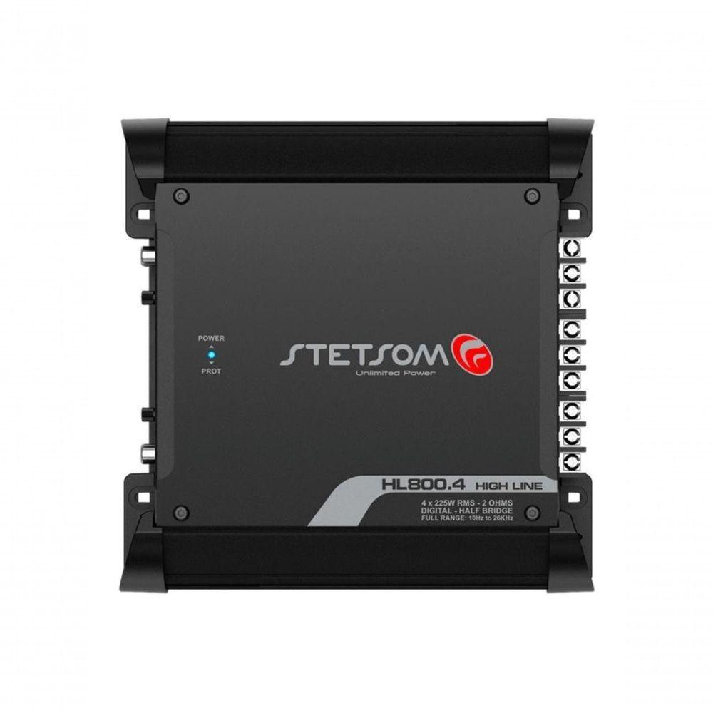 Amplificador Digital Stetsom Hl800.4 900w 4 Canais 2 Ohms - 2