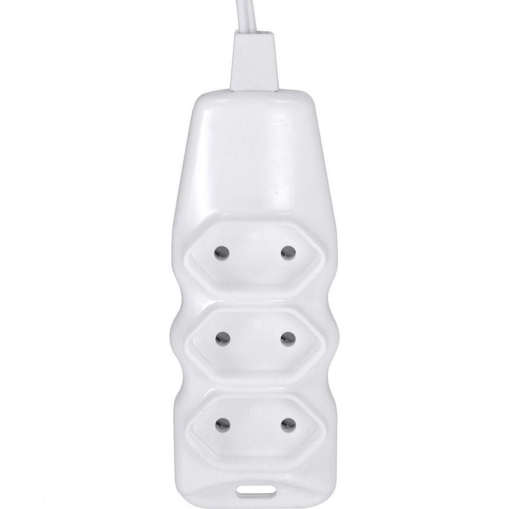 Extensão Cabo Pl 2x0,75 3 Metros Branca 97 - 3