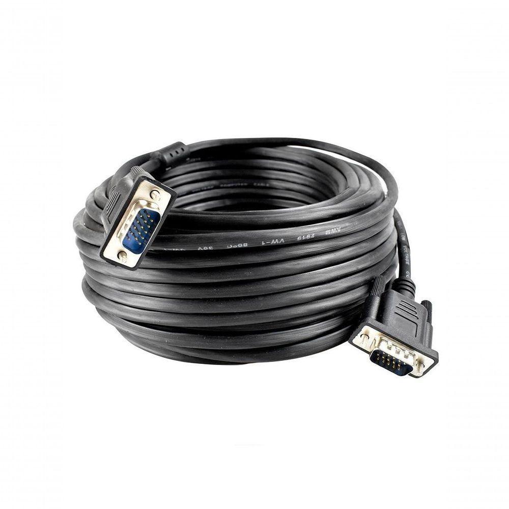 Cabo Vga Evus C-044 Hd15 Macho X Hd15 Macho Com Filtro 20,0m - 1