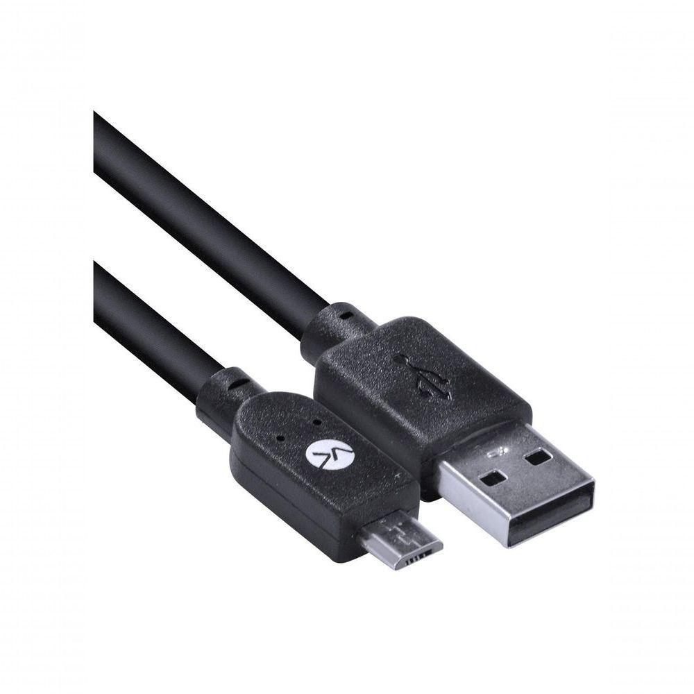 Cabo Usb X Micro Usb B 2.0 5 Pinos 1,8 Metros Preto - Musb-2 - 3