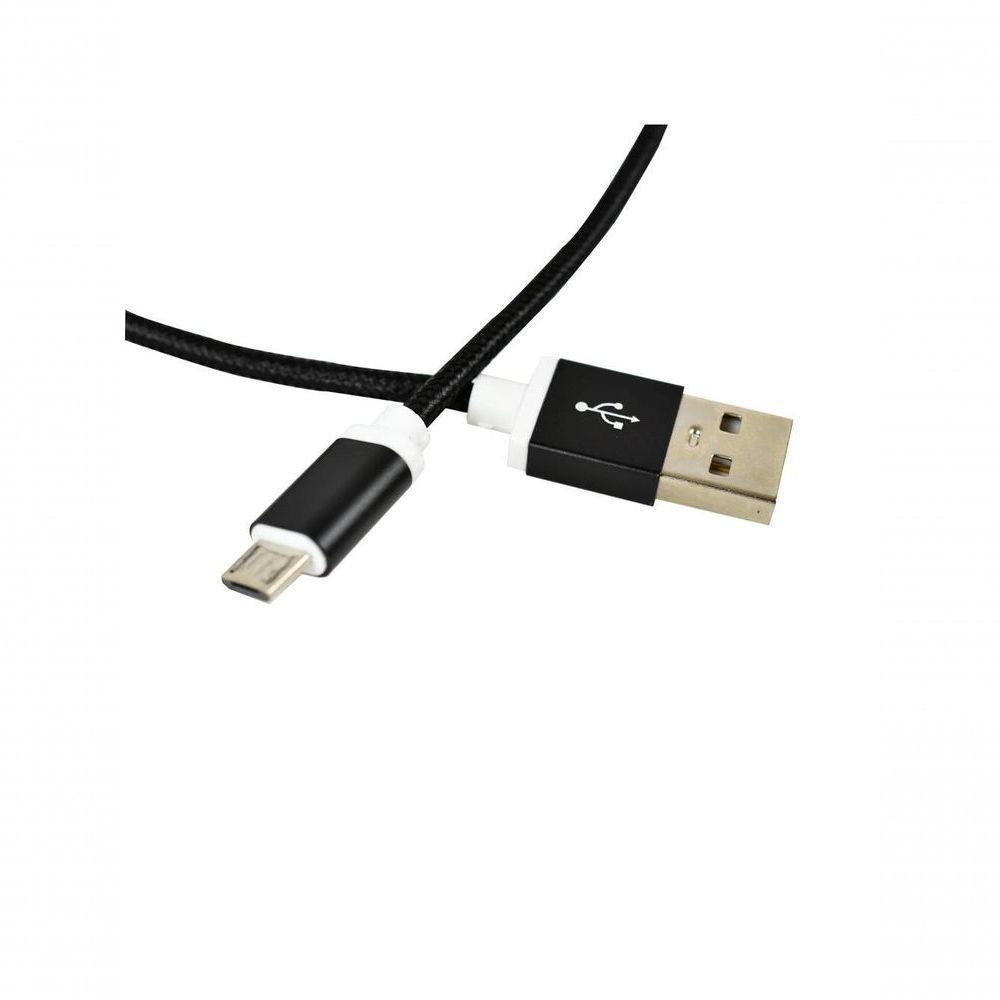 Cabo Usb Evus Fast Charge Micro Usb 5p 1.0m C-058 Preto - 1