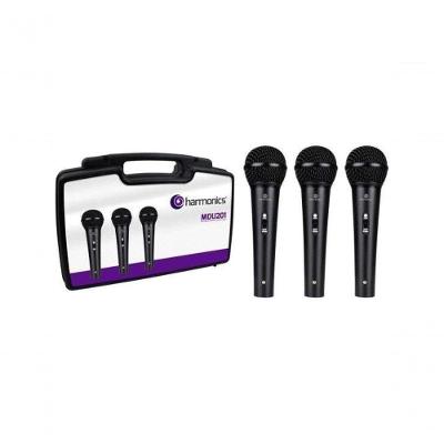 Kit De Microfone Harmonics Mdu201 Com 3 Microfones Dinâmico Cardióide - Ki - 3