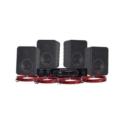 Kit De Som Para Ambiente Hayonik Ambience 4000 V2 Preto