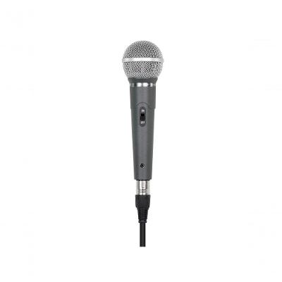 Microfone Com Fio Profissional Ls58 Chumbo, Acompanha Cabo De 5 Metros