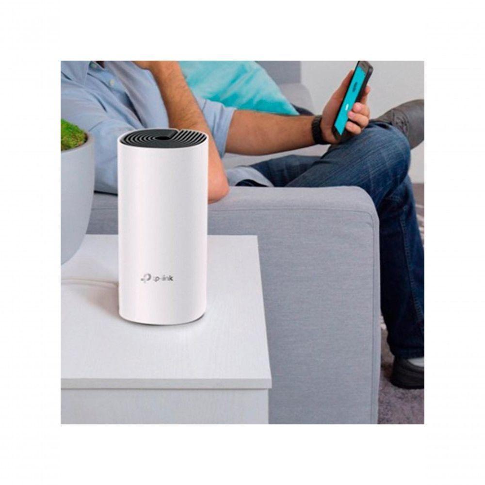 Roteador Wireless Gigabit 10-100-1000 Ac1200 Mesh Mu-mimo 2.4-5ghz Deco M4 Nacional Pack C- 2 Unidades - 4