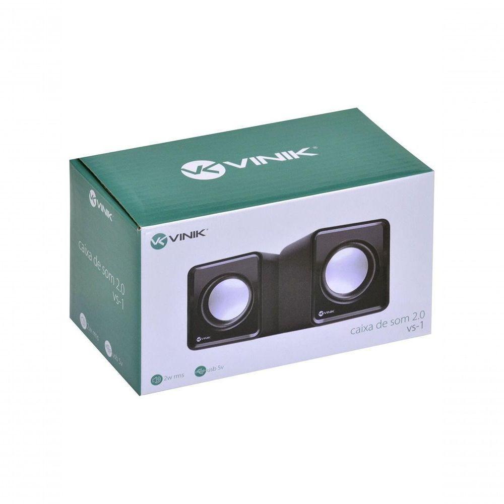 Caixa De Som 2.0 Usb 5v 2x 1w Com Controlador De Volume - Vs-01 - 7