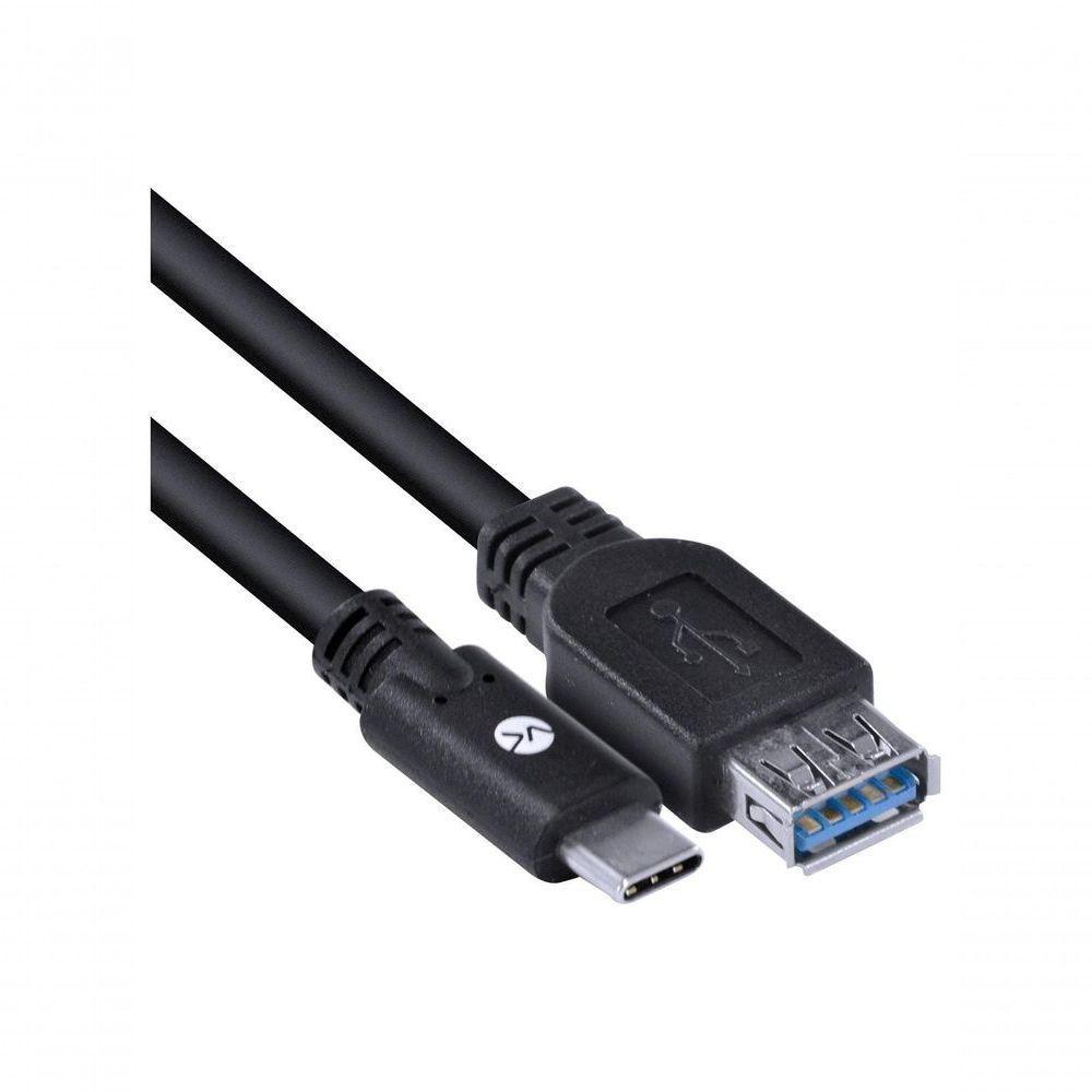 Cabo Usb Tipo C Para Extensor Usb A Fêmea V3.2 Gen1 5gbps 2 Metros - C32uaf-2 - 3