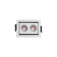 Spot De Embutir Nordecor Downlight Powerus Led Direcionável Alto Irc 90 4w Bivolt Lente Branca 3000k - 3