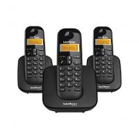 Telefone Sem Fio C- Identificador De Chamadas + 2 Ramais Ts3113 Preto 4123103 - 1