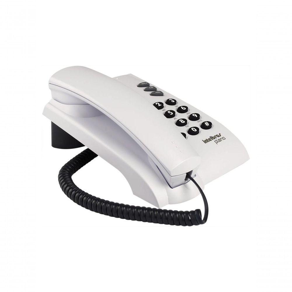 Telefone Intelbras Pleno Com Fio Cinza Artico Sem Chave 4080055 - 1