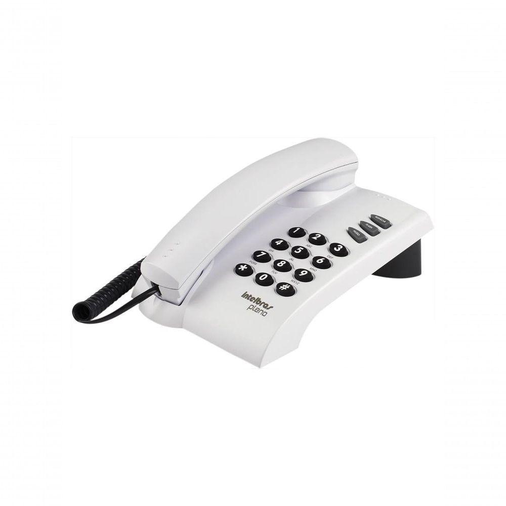 Telefone Intelbras Pleno Com Fio Cinza Artico Sem Chave 4080055 - 3