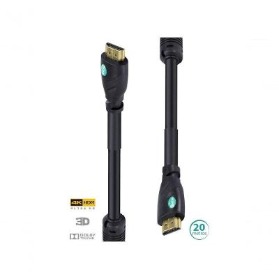 Cabo Hdmi 2.0 4k Ultra Hd 3d Conexão Ethernet Com Filtro 20 Metros - H20f-20