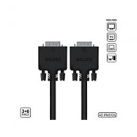 Cabo De Vídeo Vga 3+6 15 Pinos Macho Para Vga 3+6 15 Pinos Macho 28awg Puro Cobre 40 Metros - Pvm36-40 - 2