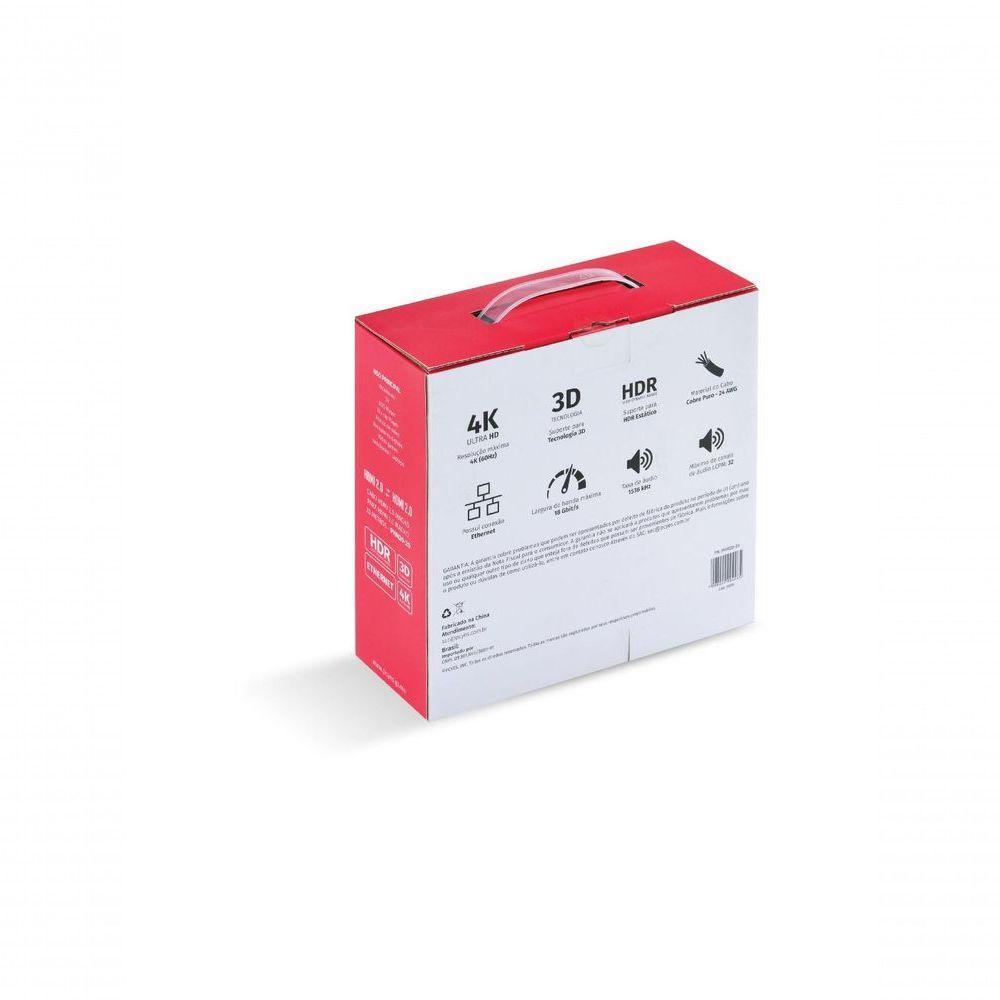 Cabo Hdmi 2.0 4k 30awg Puro Cobre 20 Metros - Phm20-20 - 7