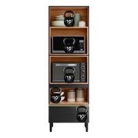 Torre Quente Proença 70cm 2 Fornos 2 Portas Basculantes E 1 Gaveta Nogueira Touch-carbono Prime Tx - Demartêz - 6