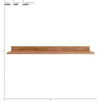 Tampo Para Balcão 120cm Proença Em Mdf Nogueira Touch - Demartêz Nogueira Touch - 3
