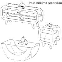 Rack Bancada TV 42 Polegadas Mesas De Centro E Apoio Arly Cinamomo Off White - 5