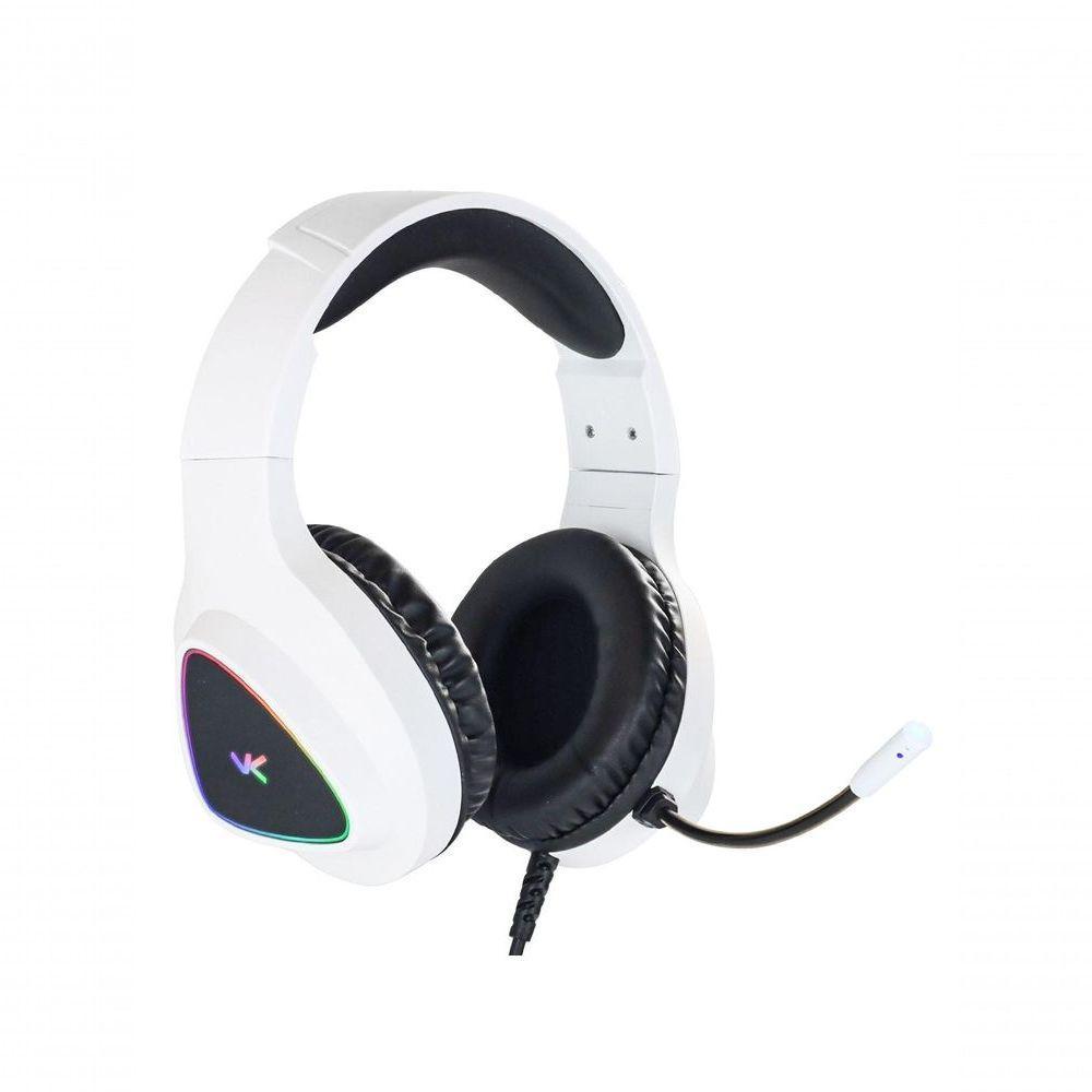 Fone De Ouvido Headset Gamer Chroma Usb 7.1 Rgb Branco - Gh802 - 1