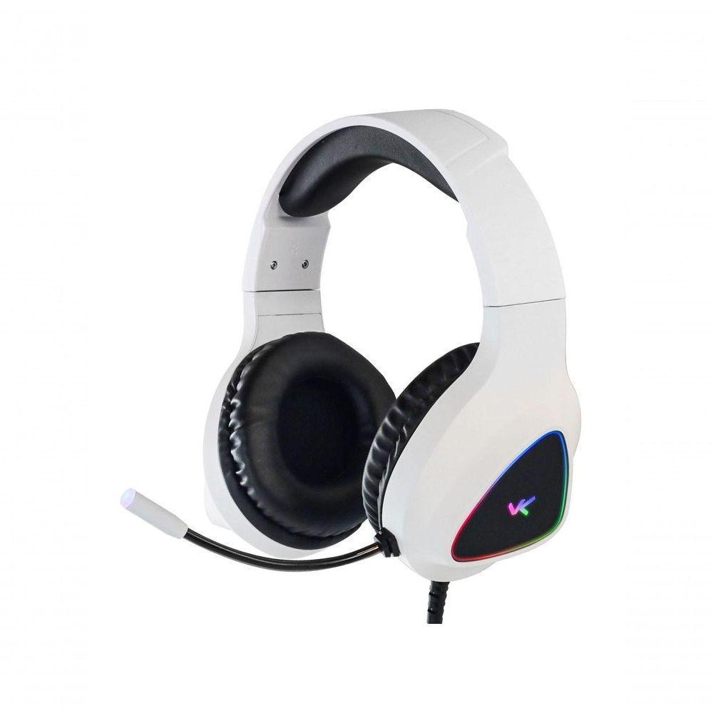 Fone De Ouvido Headset Gamer Chroma Usb 7.1 Rgb Branco - Gh802 - 5