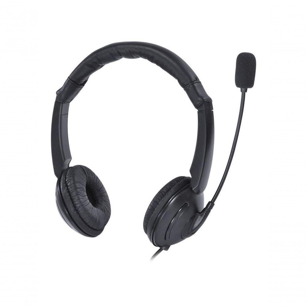 Fone De Ouvido Headset Corp Usb Com Microfone - Preto - Vk390 - 2