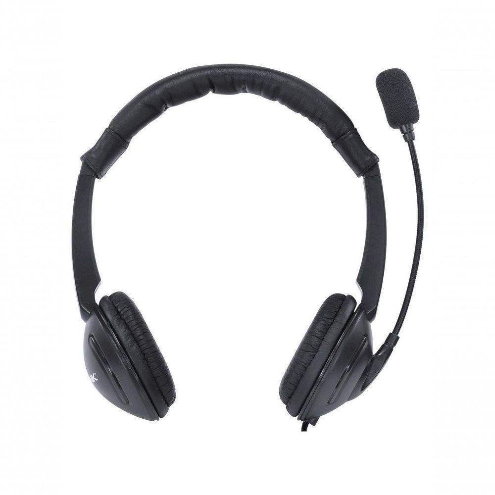 Fone De Ouvido Headset Corp Usb Com Microfone - Preto - Vk390 - 4