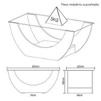 Painel TV 75 Polegadas Mesa De Centro E Aparador Bar BBO3 Arly Cinamomo