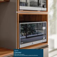 Cozinha Modulada Proença 4 Peças Com Torre Quente 2 Fornos Nogueira Touch-nude Prime Tx - Demartêz