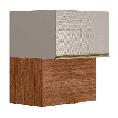 Armário Aéreo Proença 60cm 2 Portas Basculantes Mdf Nogueira Touch-nude Prime Tx